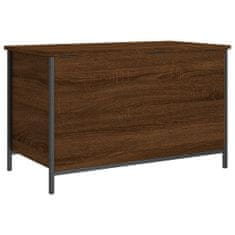 Vidaxl Úložná lavička hnedý dub 80x42,5x50 cm kompozitné drevo