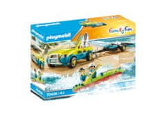 Playmobil  Family Fun 70436 Plážové auto s lodným prívesom