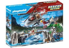 Playmobil  Rescue Action 70663 Nasadenie helikoptéry v kaňone