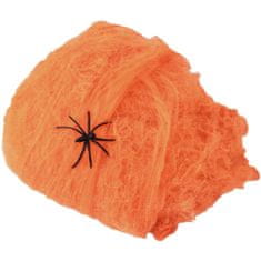 Europalms Halloween pavučina oranžová, 50g, UV aktívna