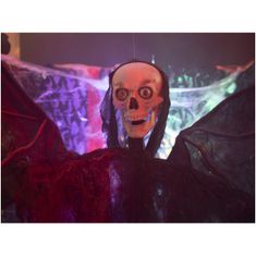 Europalms Halloween anjel smrti, s motorčekom, zvukom a LED