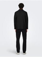 ONLY&SONS Čierna pánska košeľová bunda ONLY & SONS New Kodyl XL