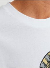 Jack&Jones Biele pánske tričko Jack & Jones XXL