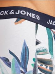Jack&Jones Súprava troch pánskych boxeriek v modrej a bielej farbe Jack & Jones L