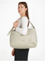 Calvin Klein Béžová dámska kabelka Calvin Klein Elevated Soft Shoulder Bag UNI
