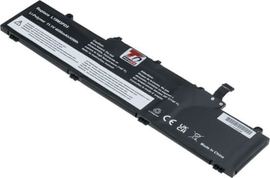 T6 power Batéria pre Lenovo ThinkPad E15 Gen 2 20TE, Li-Poly, 11,1 V, 4050 mAh (45 Wh), čierna