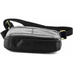 Lagen Kožená taška cez rameno Lagen LN-20654 black