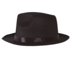Guirca Mafiánský pánsky klobúk s mašľou