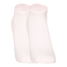 Nedeto 5,5PACK ponožky nízké bambusové biele (55NPN100) - veľkosť XL