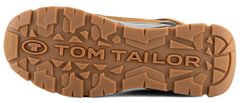 Tom Tailor Pánske členkové topánky 6380050003 cognac-dkorange (Veľkosť 42)