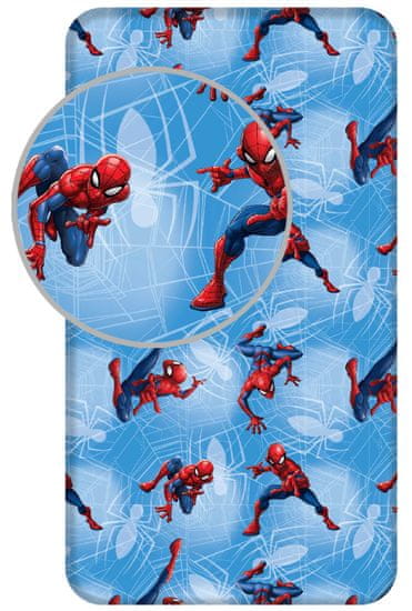 Jerry Fabrics Prestieradlo Spiderman Spider Web 90x200 cm