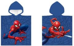 BrandMac Plážová osuška Spiderman Hero pončo 50x100 cm