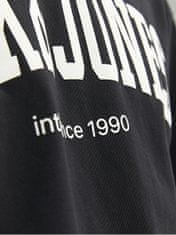 Jack&Jones Pánske tričko JJEJOSH Relaxed Fit 12236514 Black (Veľkosť S)