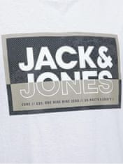 Jack&Jones Pánske tričko JCOLOGAN Standard Fit 12253442 White (Veľkosť XXL)