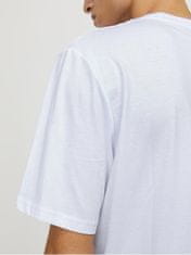Jack&Jones Pánske tričko JCOLOGAN Standard Fit 12253442 White (Veľkosť XXL)