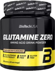 BioTech USA Glutamine Zero 300 g, broskyňový ľadový čaj