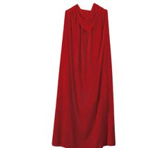 Guirca Dámsky červený plášť s kapucňou 130 cm