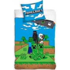 Carbotex Bavlnené posteľné obliečky Minecraft - Monsters