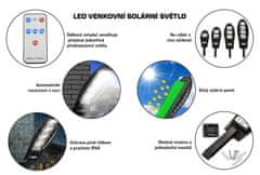 SEFIS LED 4 vonkajšie solárne svetlo s pohybovým senzorom 