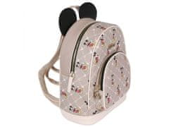 sarcia.eu DISNEY Mickey Mouse Beige, small leather backpack 29x22x11 cm