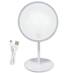 Verk  15785 kozmetické zrkadlo s LED podsvietením bielej