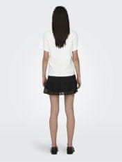 Jacqueline de Yong Dámske tričko JDYPISA Regular Fit 15292431 Cloud Dancer (Veľkosť M)