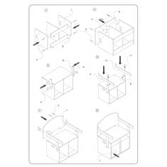 Arditex Detský drevený nábytok 3v1 MICKEY MOUSE (Lavička, Box na hračky, Stolík), WD14006
