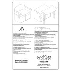 Arditex Detský drevený nábytok 3v1 MICKEY MOUSE (Lavička, Box na hračky, Stolík), WD14006