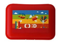 Mac Toys Déčko svačinový box červený
