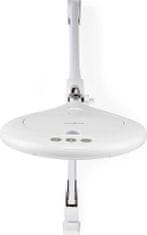 Nedis zvětšovací stolní LED lampa/ čočka 3 dioptrie/ spotřeba 10 W/ teplota 6500 K/ světelný tok 660 lm/ bílá
