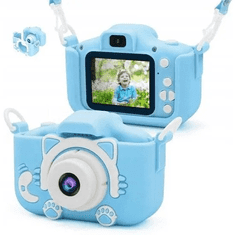 Sobex Detský fotoaparát X5 CAT / DIGITAL Detský fotoaparát - modrý