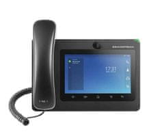 Grandstream Telefón GXV3370 IP video telefón, Android, 7" LCD, 16x SIP účtov, 2x RJ45, 2xUSB, WIFI, Bluetooth, PoE