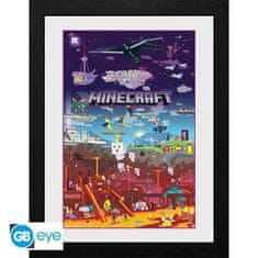 GB eye Minecraft Zarámovaný plagát - World Beyond