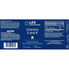 Life Extension Doplnky stravy Vitamins D And K