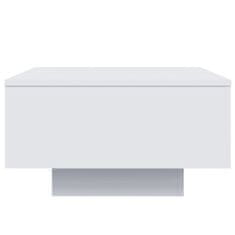 Vidaxl Konferenčný stolík biely 55x55x31 cm kompozitné drevo