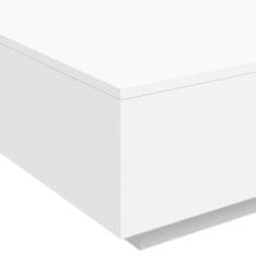 Vidaxl Konferenčný stolík biely 80x80x31cm drevotrieska