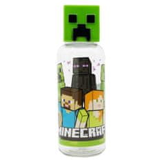 Popron.cz 3D Plastová lahev na pití - Minecraft 560 ml