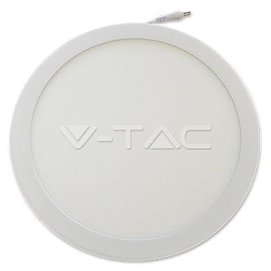 V-TAC V-TAC 24W LED Premium zapustený kruhový panel 4500K, VT-2407 SKU4873