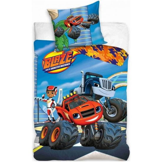 Carbotex Detské posteľné obliečky Plamienok a štvorkolky - Truck tím