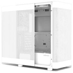 Zalman skriňa i4 / middle tower / 6x120 mm biele fan / 2xUSB 3.0 / USB 2.0 / mesh panel / biela