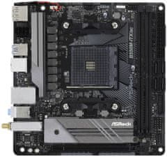 ASRock B550M-ITX/ac/AMD B550/AM4/2x DDR4 DIMM/HDMI/DP/M.2/WiFi/Mini-ITX