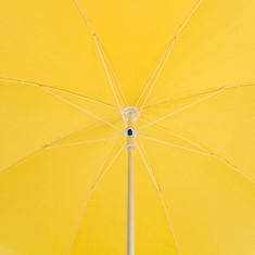 DEMA Plážový slnečník 180 cm UV30 Beach, žltý