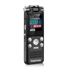 Daklos Profesionální diktafon TOTEM 8 GB, hlasový záznamník, nahrávanie hlasu