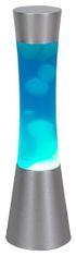 Rabalux Minka stolné lávové svietidlo 1x20W | GY6,35 - strieborná, modrá