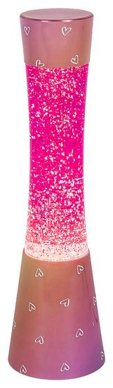 Rabalux Minka stolné lávové svietidlo 1x20W | GY6,35 - ružová