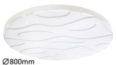 Rabalux LED stropné svietidlo Mason 80W | 7200lm | 3000-6500K - priemer 80cm, diaľkové ovládanie, biele