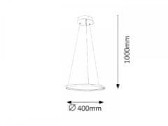 Rabalux LED závesné stropné svietidlo Donatella 21W | 1417lm | 4000K - biela