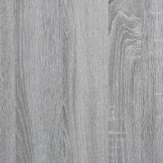 Vidaxl Stojan na tlačiareň 2-posch. sivý sonoma 41x28x33,5cm kom.drevo