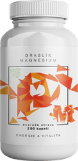 BrainMax Draslík Magnesium, Draslík citrát + Horčík malát, 200 rastlinných kapsúl