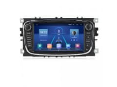 MM Store 2 Din Autoradio 7 palcove pre Ford/Focus/S-Max/Mondeo 9/GalaxyC-Max, ČIERNE